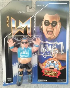 Chella Toys Wrestling Megastars Series 2 The Blue Meanie Retro Style Figure - Picture 1 of 4