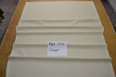 1969 69 1970 70 Mercury Cougar GM Snake Bite Off White vinilo techo hecho en Estados Unidos Foto 1 de 2