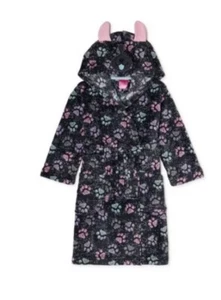 Chili Peppers Girls Dog Paw Print Robe Size 7 NWT - Picture 1 of 5
