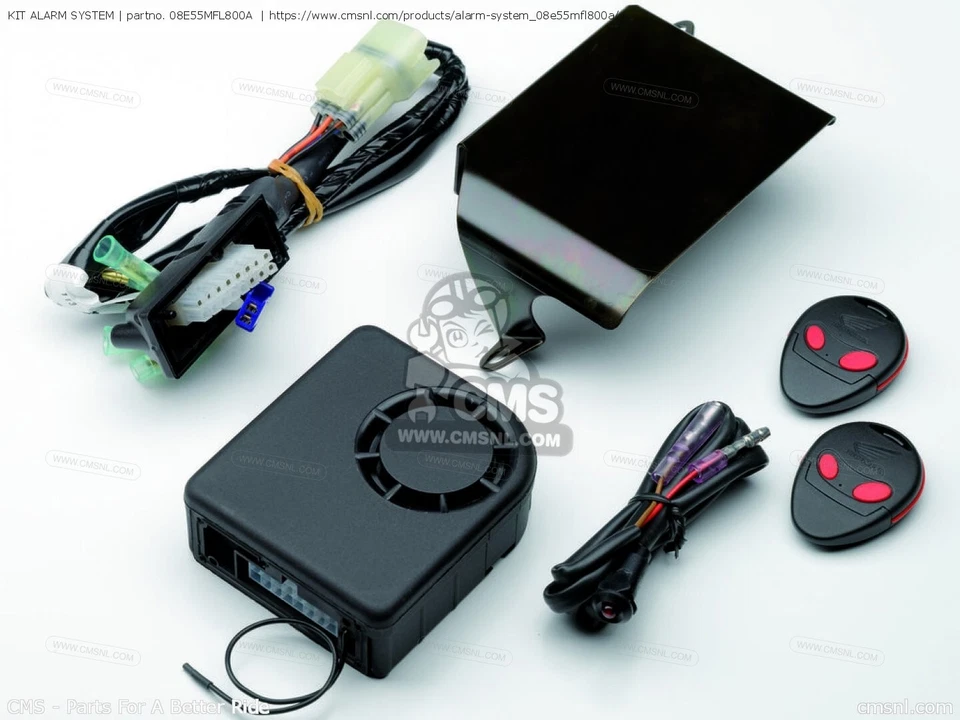 Acessório Honda genuíno - Kit sistema de alarme - CBR1000RR 2008-2009 - Imagem 1 de 1