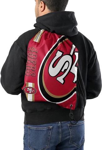 San Francisco 49ers - Drawstring Bag - Backpack - Gym Bag (NFL) Cover