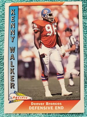 1991 PACIFIC KENNY WALKER #578 DENVER BRONCOS - Image 1 of 4