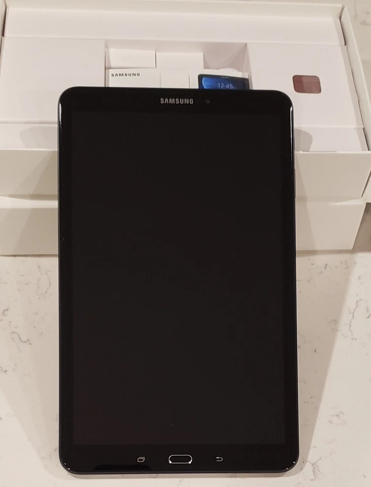 SAMSUNG Galaxy Tab A SM-T580NZKMXAR 10.1" 16GB Wi-Fi Tablet 32GB SD Card Black - Image 1 of 4