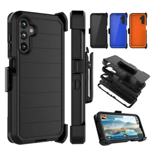 For Samsung Galaxy A35 5G Case Hybrid  Holster Clip Hard Case + Screen Protector - Picture 1 of 27