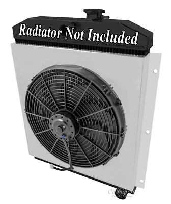 Champion Eagle Shroud W/ 16" Fan for 1947 - 1954 Chevrolet C/K Series #FS5100 Foto 1 de 4