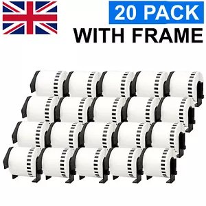 20X ETIKETTEN PASST DK22205 BROTHER QL560 QL700 QL570 QL720NW QL710W QL710W DRUCKER - Bild 1 von 6
