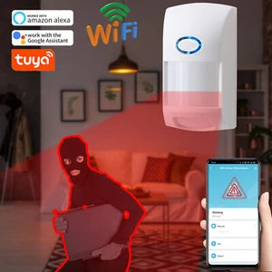 Tuya Smart WiFi Infrared Detector PIR Motion Sensor Human Body Induction Alarm - Picture 1 of 10