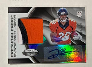 2016 Panini Certified Freshman Fabric Devontae Booker Autograph 3 Clr Patch /299 - Picture 1 of 3