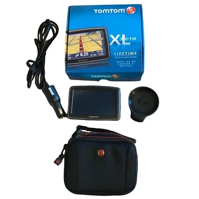 TomTom Car GPS XL 350 TM 4.3" LCD  loaded USA Canada Mexico 2010 - Image 1 of 4
