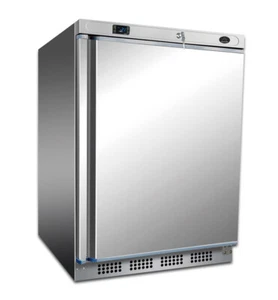 Gastro Edelstahl Kühlschrank Gewerbekühlschrank Lagerkühlschrank 1 Tür 130 Liter - Bild 1 von 1