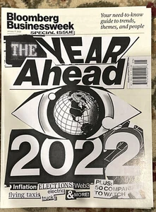 Bloomberg Businessweek Magazine January 17, 2022 The Year Ahead Inflation - Picture 1 of 1
