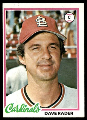 1978 Topps Dave Rader St. Louis Cardinals #563 - Image 1 of 2