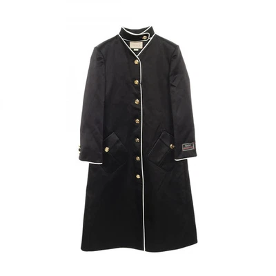 Prendas exteriores Gucci GG Botón Negro Seda Rayón Damas Talla 42 Usadas Foto 1 de 4