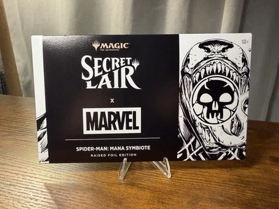 IN HAND SECRET LAIR VENOM LANDS MANA SYMBIOTE RAISED FOIL EDITION - Image 1 of 2