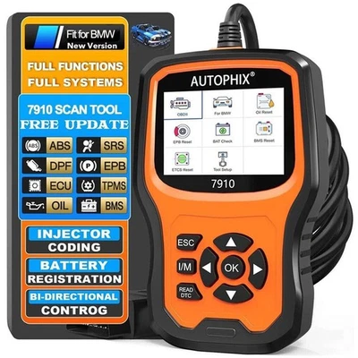 AUTOPHIX 7910 Fit for BMW All System Car OBD2 Scanner Diagnostic Tool ABS SRS UK