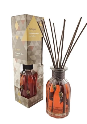 Pier 1 Reed Diffuser Oil Set Cinnamon Spice 10 oz Fragrance Oil Air Freshener ` - Image 1 of 4