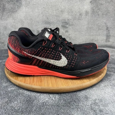Nike Lunarglide 7 Zapatos Para Hombre Talla 9.5 Flyknit Correr 747355-006 Tenis Foto 1 de 4