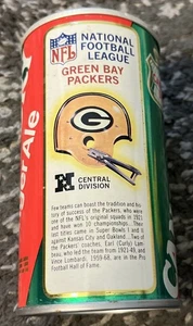 CANADA DRY GINGER ALE GREEN BAY PACKERS STRAIGHT STEEL HELMET CAN - Picture 1 of 6