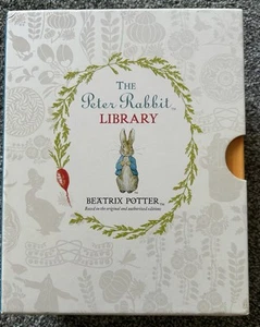 THE PETER RABBIT LIBRARY BY BEATRIX POTTER 10 BOOK BOX SET - Picture 1 of 9