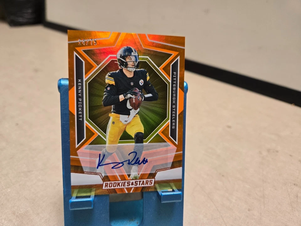 2023 Panini Rookies & Stars Orange Signatures /75 Kenny Pickett #85 Auto - Image 1 of 2