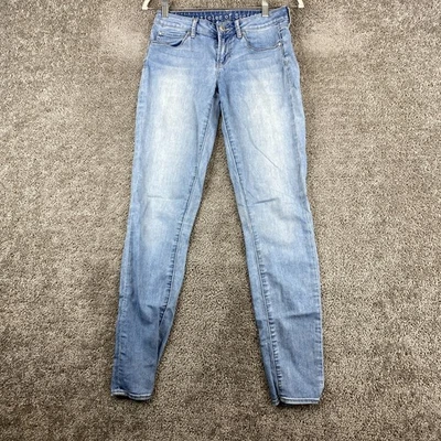 Articles Of Society Skinny Leg Jeans Women's 25 Blue Light Wash Denim Low Rise - Image 1 of 4