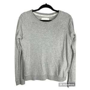 Victoria’s Secret Grey Long Sleeve Scoop Neck Basic Sweatshirt Size Small  - Picture 1 of 5