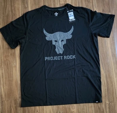 Camiseta Under Armour Project Rock Para Hombre Talla XL Brahma Bull Entrenamiento Gimnasio Camiseta  Foto 1 de 4