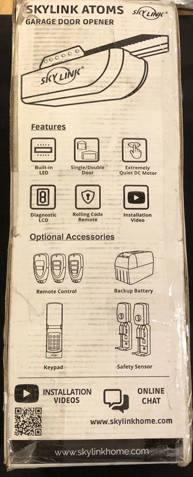 1/2 HPF Garage Door Opener with Extremely Quiet DC Motor, Chain Drive with WiFi - Image 1 of 1