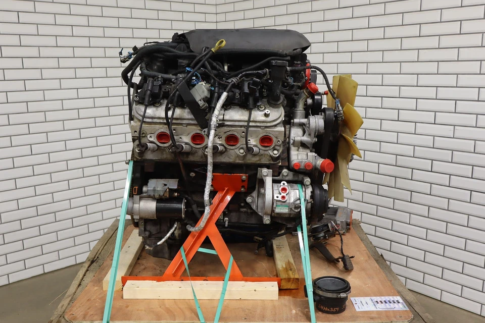 2003-2007 Chevy GMC H2 6.0L LQ4 V8 Engine Dropout W/Accessories *Video Tested* Foto 1 de 4