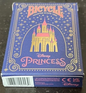 Bicycle Disney Princess Blue Playing Cards 100% Complete & In Perfect Condition - Picture 1 of 2