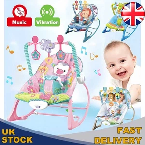 Baby Bouncer Rocker Swing Vibration Chair Soft Soothing Music Infant To Toddler· - Picture 1 of 16