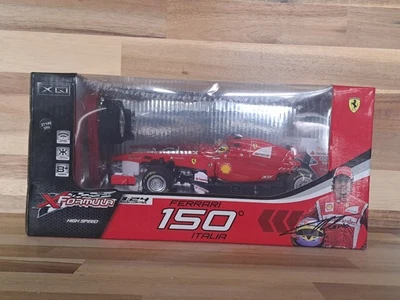 Radio Controlled XQ Alonso Ferrari 150 Italia Car 1:24 Scale Model XQR 24-9aaa - Image 1 of 2