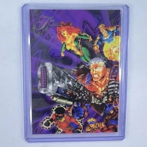 Marvel Vintage 1994 Flair Card With Top Loader #112 The Return or Cable - Picture 1 of 2