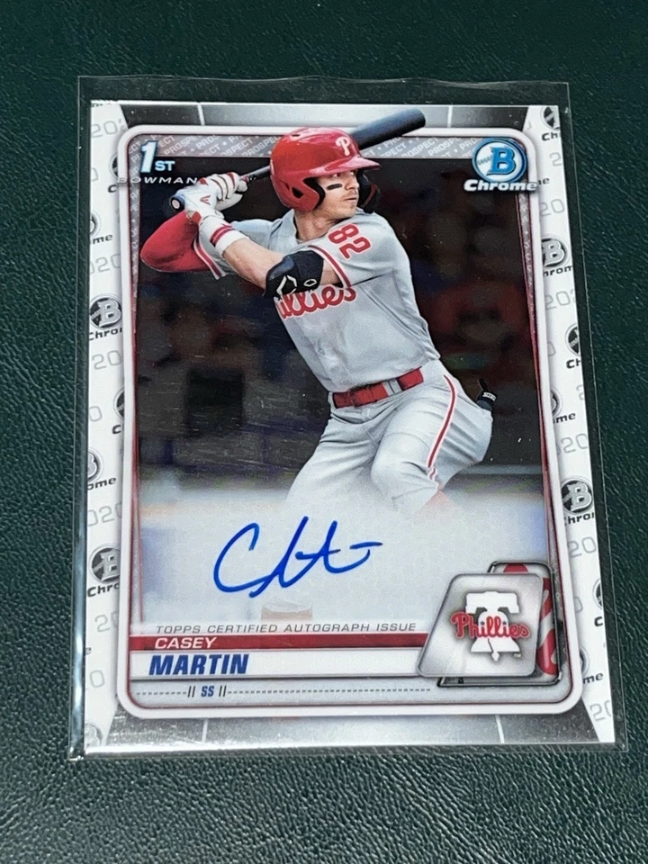 2020 Bowman Draft Chrome Casey Martin AUTOGRAPH - Image 1 of 1