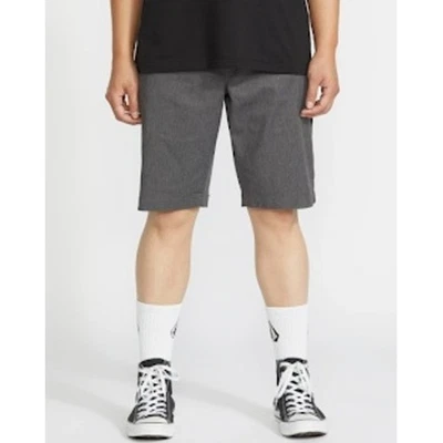 Volcom Men's Frickin Modern Stretch Chino Shorts Charcoal Gray - Image 1 of 4