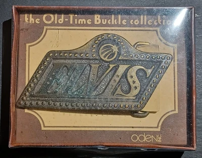 1970's Brass Elvis Pressley Broadway Marquee Lights Stars Belt Buckle NEW- BC-1 - Image 1 of 2