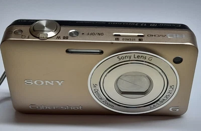 Sony cyber-shot Exmor R 12,2 MP DSC-WX-5 функциональный золотой аккумулятор камеры не вкл. - Изображение 1 из 4