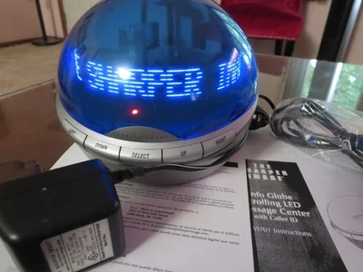 Reloj digital de identificación de llamadas con globo de información de imagen más nítida AZUL # 2177 uu Foto 1 de 2