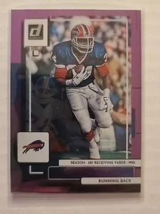2022 Donruss Thurman Thomas #114 Saison Stat Line parallel 386/387 Büffelscheine - Bild 1 von 2