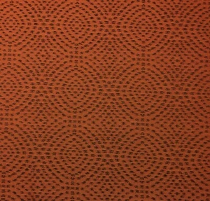 SUNBRELLA 45842 MANDALA RUST ORANGE OUTDOOR INDOOR JACQUARD FABRIC BY YARD 54"W - Picture 1 of 7