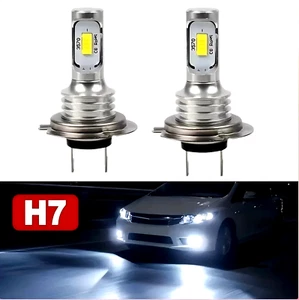 Lampadine*2 H7 CANBUS a LED Fari Auto Moto Lampade Luce Bianca 6000K 12V 4KLM - Foto 1 di 10
