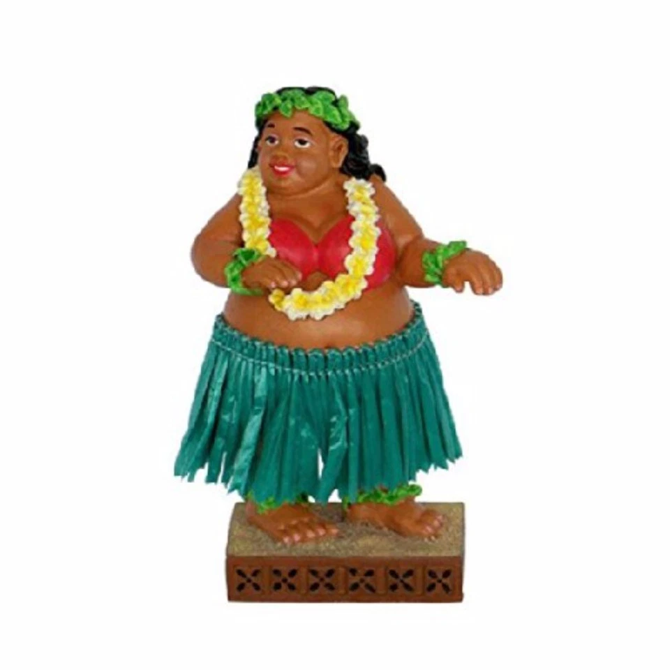 Sweet Wahine Dancer Mini Dashboard Hula Doll Vintage Style Tiki Decor 3 X 4