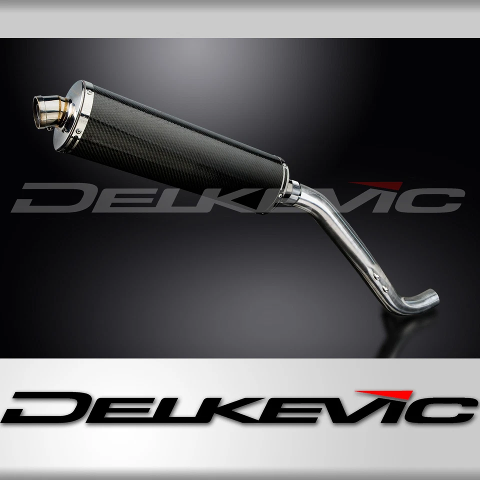 Комплект овального углеродного глушителя выхлопной системы Triumph Tiger 1050 2006-2012 Slip On 18 дюймов - Изображение 1 из 4