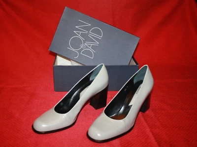 Bomba Joan and David Mujer Talla 8.5M Málaga Cuero Perla ¡Nueva en Caja! Foto 1 de 4