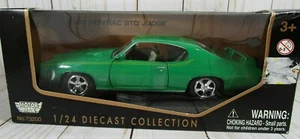 1969 Pontiac GTO "The Judge" 1:24 Green Die-Cast Replicas Motor Max NIB NEW - Picture 1 of 4