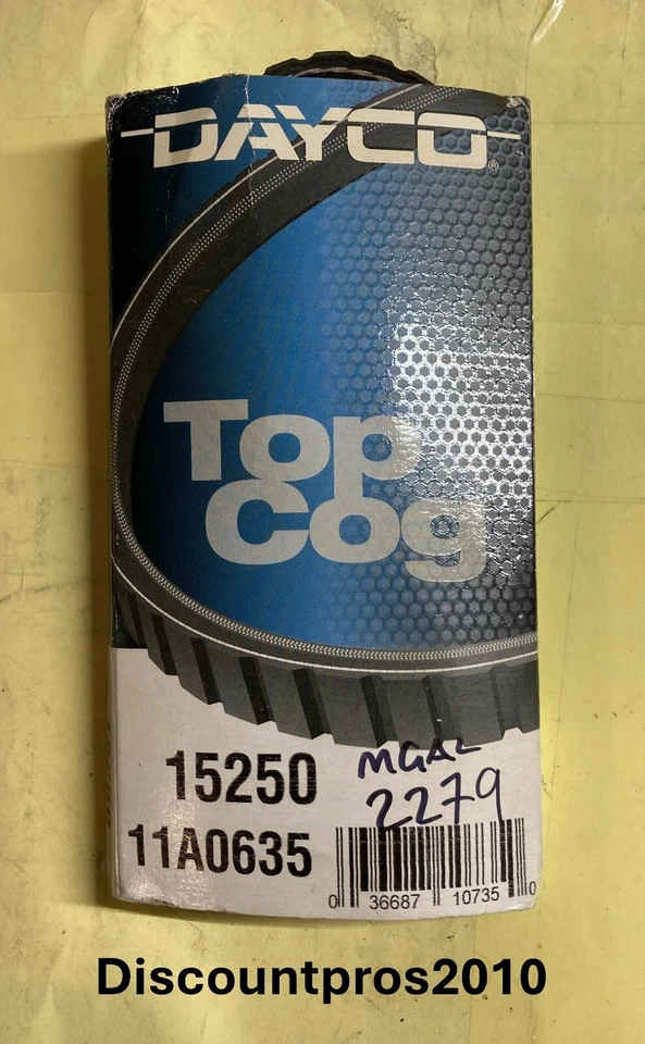 Dayco 15250 Accessory Drive Belt NSU Jeep Volkswagen American Motors 1968-1993 - Image 1 of 1