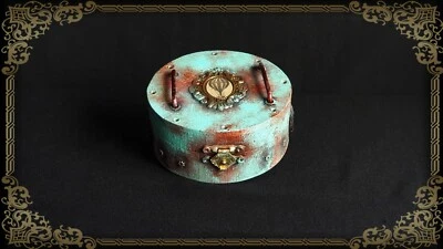 Handmade Steampunk Jewellery Box cosplay retro costume LARP accessory SEE VIDEO - Image 1 of 4