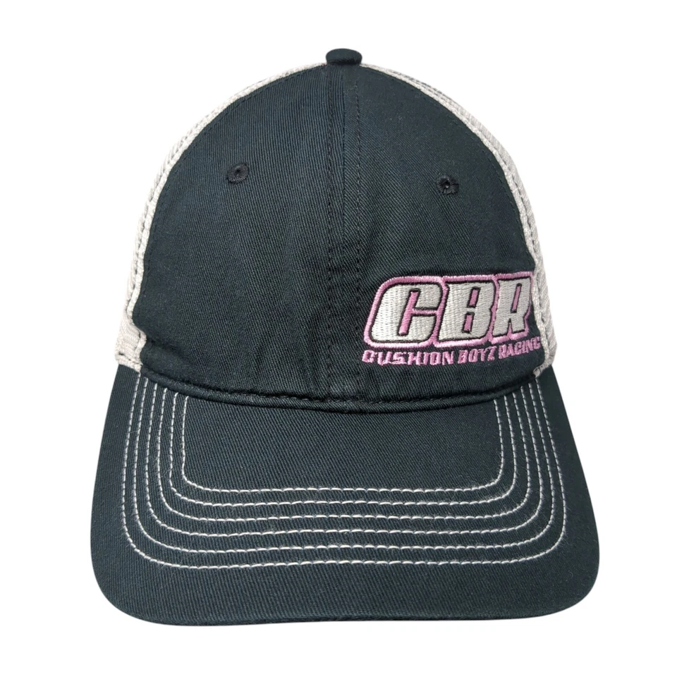 CBR Cushion Boyz Racing Strapback Trucker Hat Black OS Adjustable Mesh District - Imagem 1 de 4