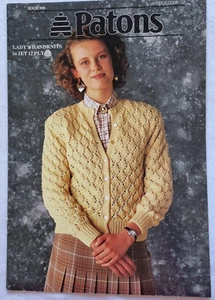 Patons 906 Ladys Handknits in Jet 12 Ply Pattern Book - 4 Designs - VGC - Picture 1 of 8