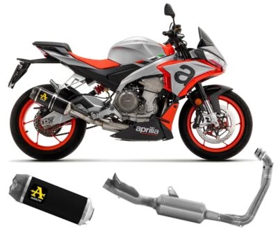 Escape Completo Kat Arrow Indy Race Alu Negro APRILIA TUONO 660 2021 > 2023 - Imagen 1 de 4